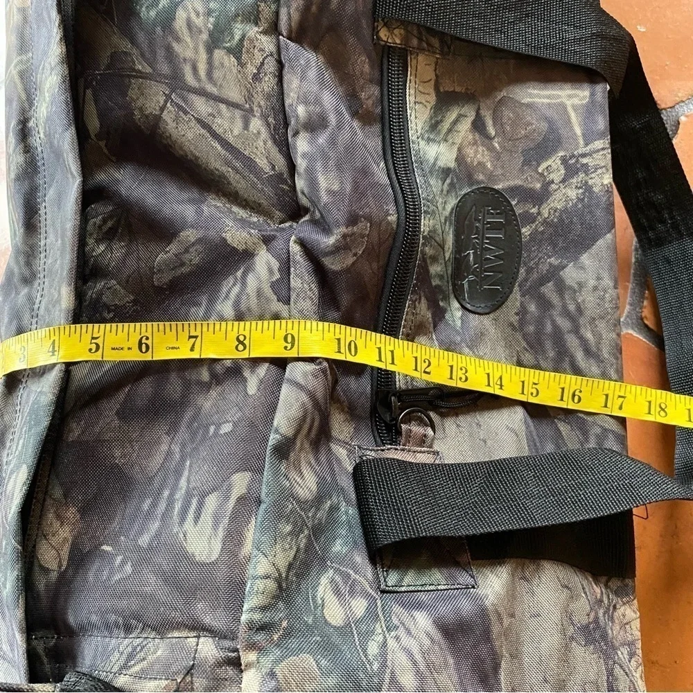 National Wild Turkey Federation NWTF Green Camo XL Duffel Bag Weekender Backpack